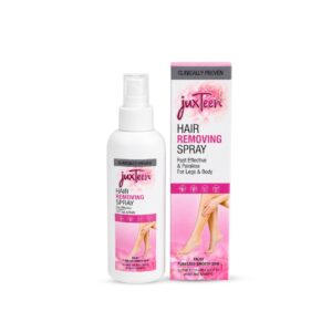 JuxTeen Hair Removing Spray - Bottle and Box